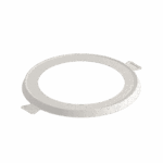 Ridge Windowed Round Lid for Large Bowl item # 6733011 - White/Transparent. (Case of 200 pcs)