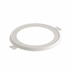 Ridge Windowed Round Lid for Large Bowl item # 6733011 - White/Transparent. (Case of 200 pcs)