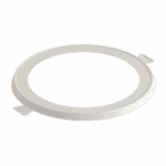 Ridge Windowed Round Lid for Extra Large Bowl item # 6734011 - White/Transparent. (Case of 200 pcs)