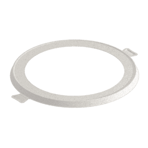 Ridge Windowed Round Lid for Extra Large Bowl item # 6734011 - White/Transparent. (Case of 200 pcs)