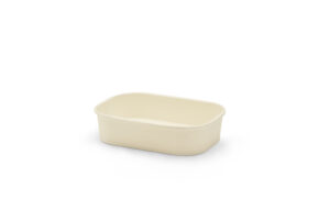 Briq Paper Kraft Large Rectangular Bowl 17oz - Natural. (Case of 300 pcs)