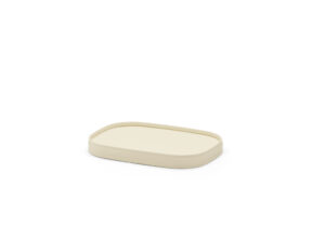 Briq Paper Kraft Rectangular Lid  - Natural. (Case of 300 pcs)
