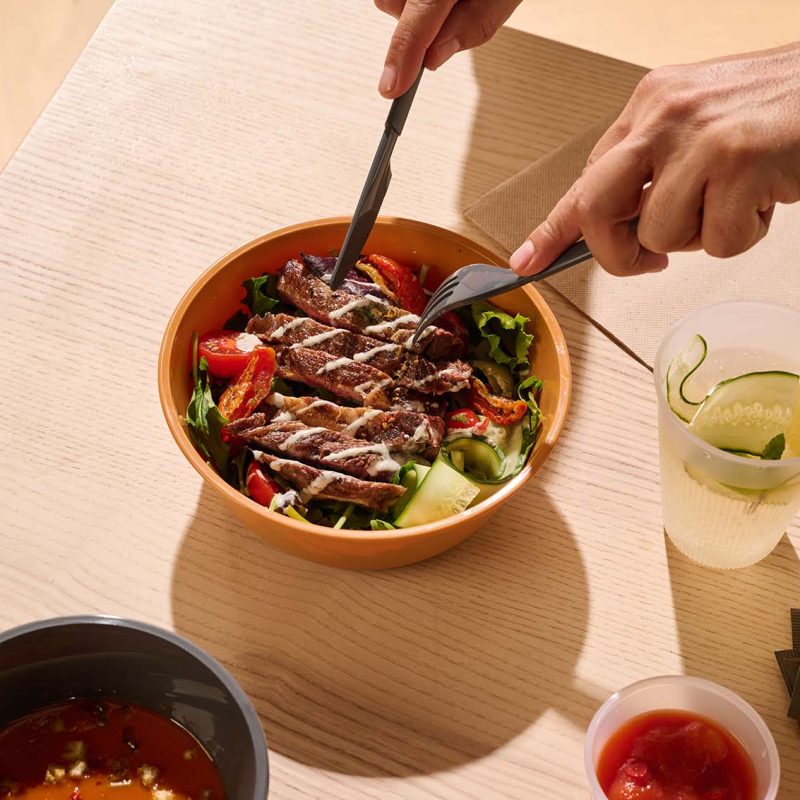 REVOLVE BOWL_LUXOR CUTLERY_REVOLVE HOT CUP_PEPPER&SALT_PP_Restaurant_Table